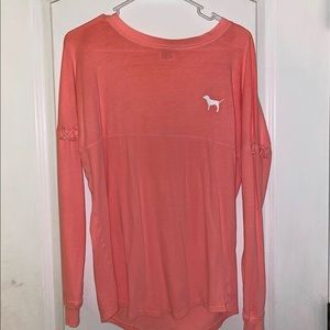 Long sleeve Pink t-shirt